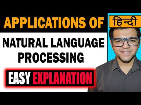 Applications of Natural Language Processing in Hindi
